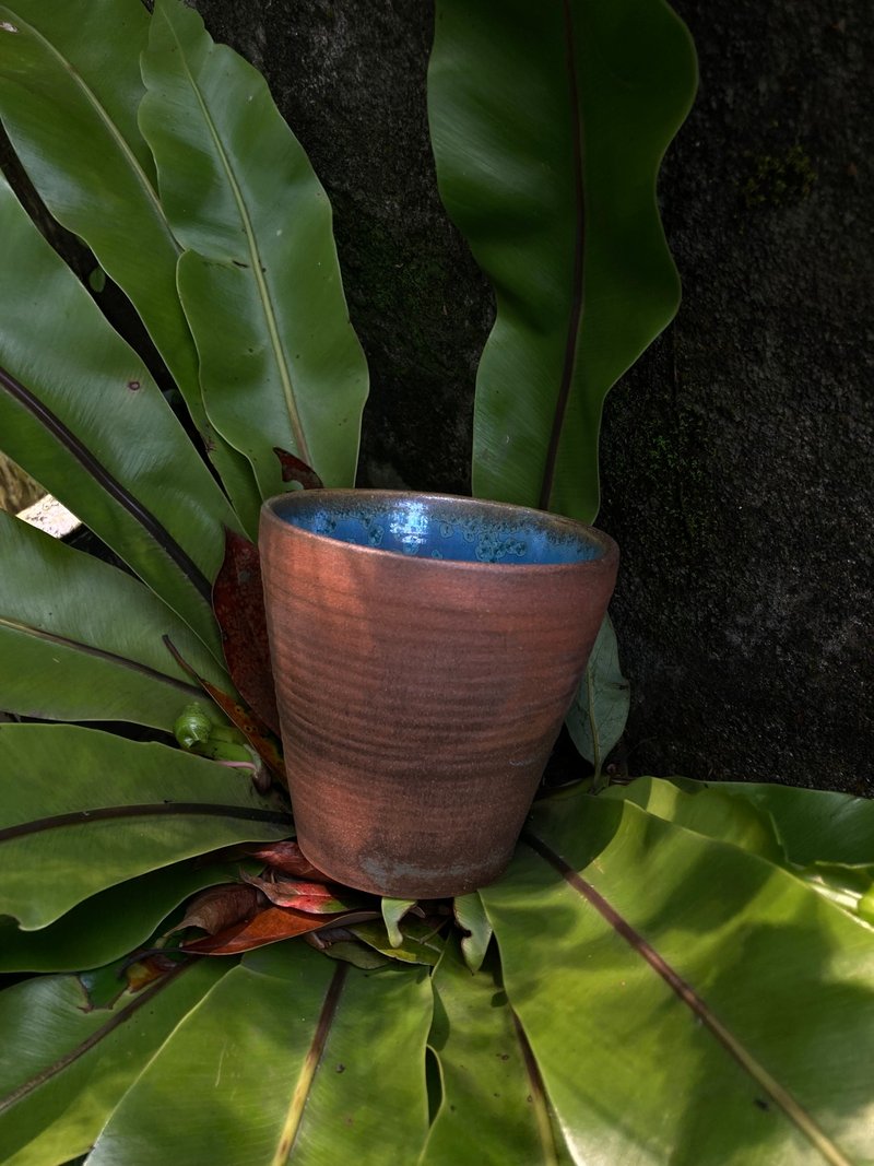 霧面結晶藍釉茶杯 I - 茶壺/茶杯/茶具 - 陶 