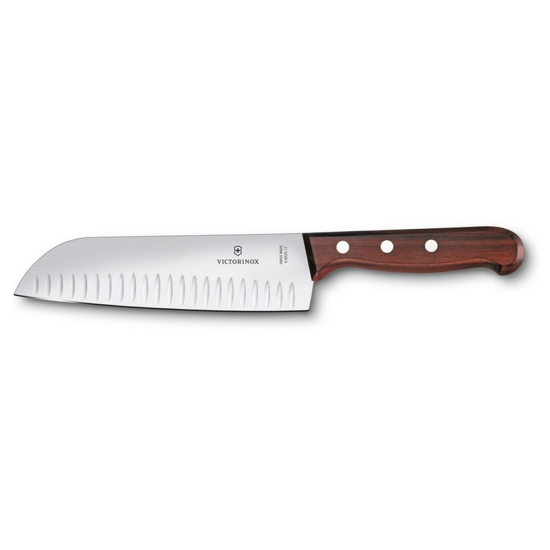 VICTORINOX Swiss Victorinox Japanese Chef Santoku Knife Maple Wood Handle 6.8520.17G - Cookware - Wood Brown