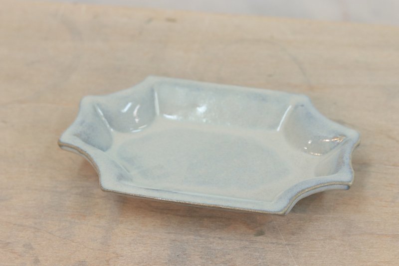 Handmade ceramic plate - จานเล็ก - ดินเผา สีน้ำเงิน