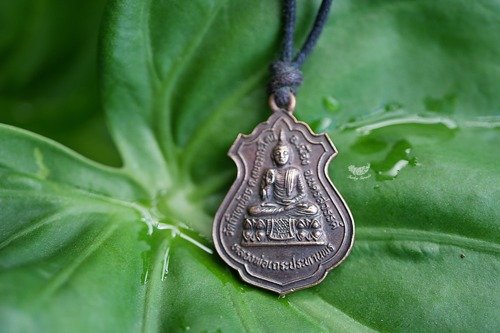 ◯ブッダの，お守り お守りブッダさま☆真鍮ペンダント1295 - ショップ Funky garuda