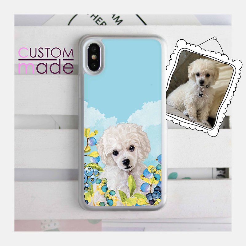 Personalised your pet photo to hard Phone Case Cover for iPhone Samsung LG HTC - Phone Cases - Plastic Transparent