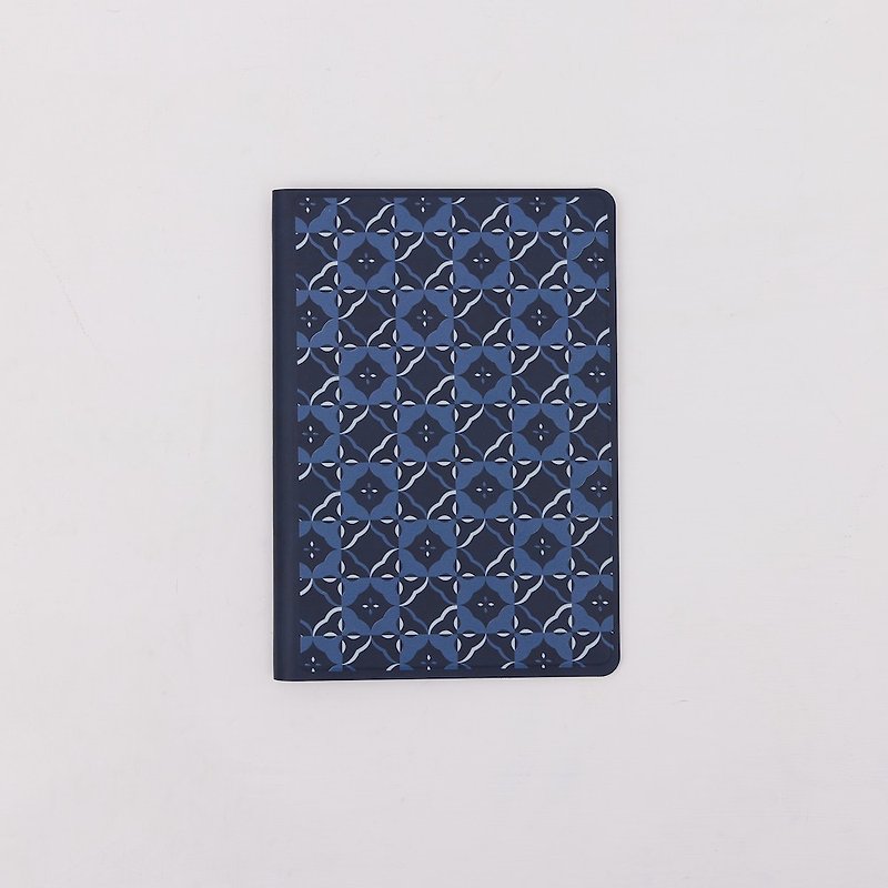 Printing music x ergomi magnetic notebook / glass Begonia No. 8 / navy blue / old school trendy