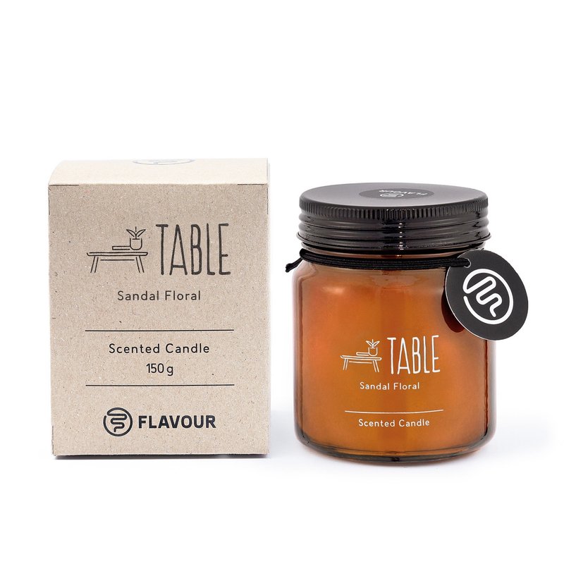 FLAVOUR 寵物友善系列 TABLE |香氛蠟燭 |檀木花香調 - 香氛蠟燭/燭台 - 其他材質 