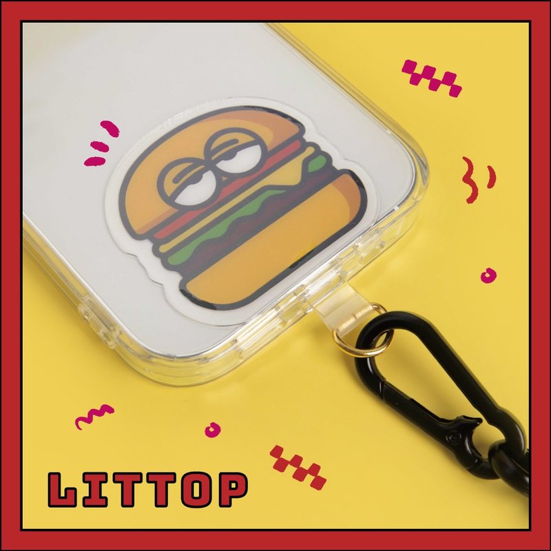 日頭LITTOP 聯名款 | 手機掛繩夾片【厭世堡】 - 手機配件 - 塑膠 卡其色