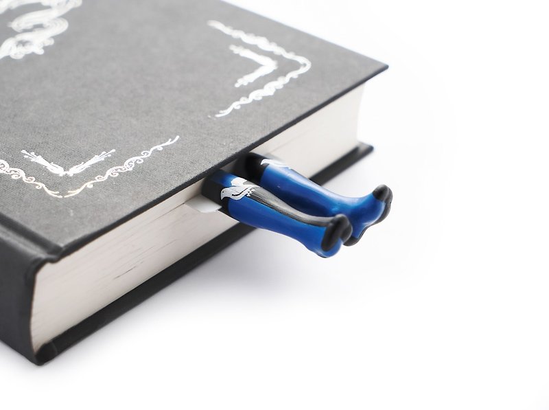 Ravenclay socks bookmark - 書籤 - 塑膠 藍色