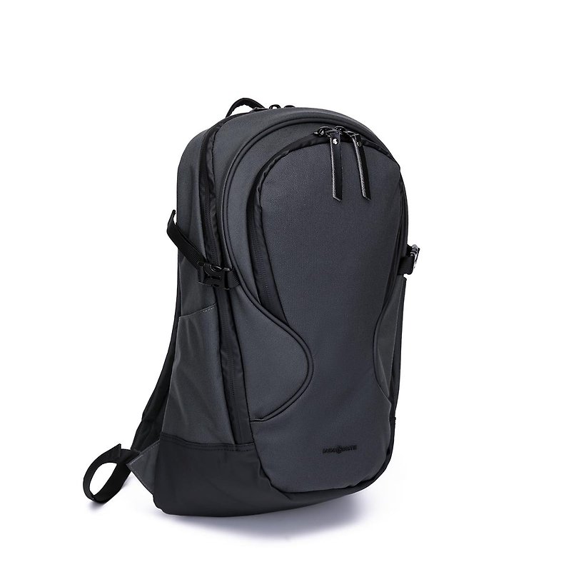 Expandable water-resistant laptop backpack HongKong Design - Grey - กระเป๋าเป้สะพายหลัง - ไนลอน สีเทา