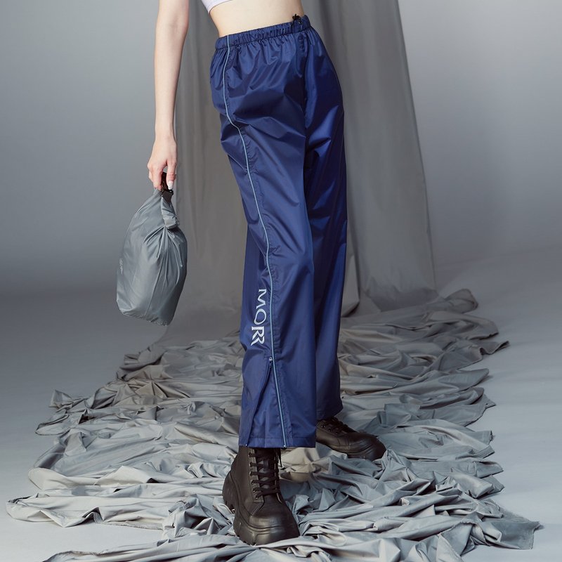 Slimple Light Edition Rain Pants_Denim Blue - ร่ม - วัสดุกันนำ้ สีน้ำเงิน