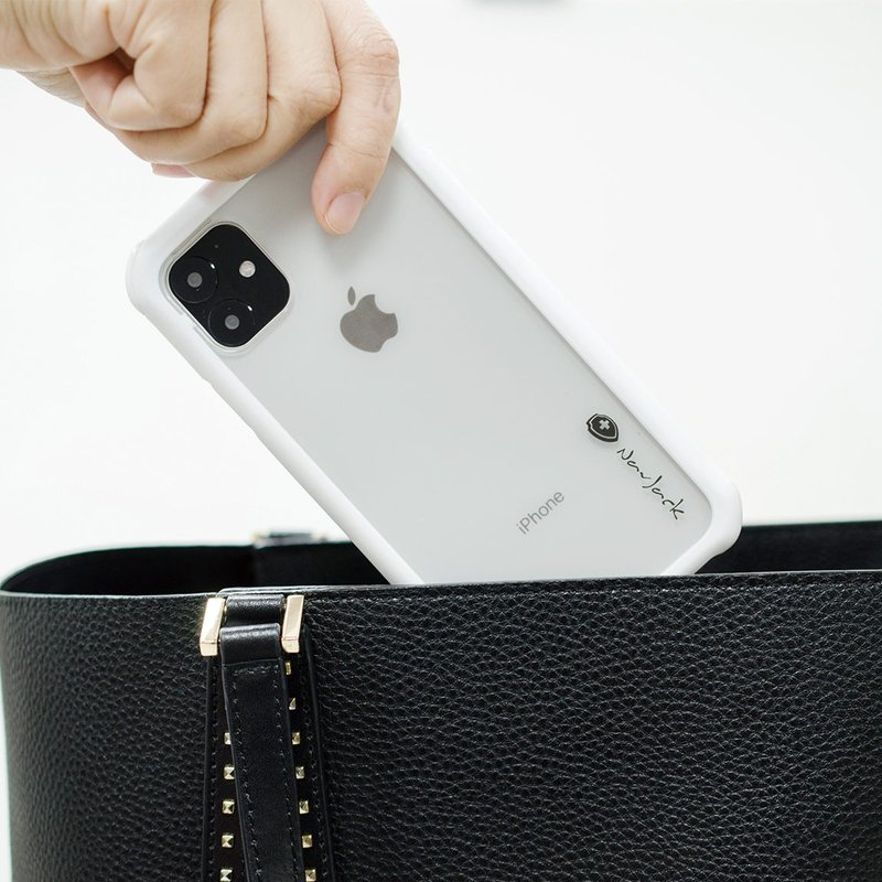 NavJack│iPhone11 Pro (5.8吋) 超奈米抗菌防摔殼 - 手機殼/手機套 - 塑膠 白色