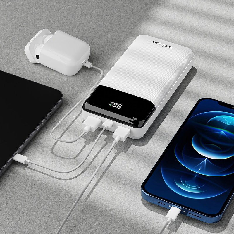Coolean CL-322 - 20000mAh 22.5w外置充電器 - 行動電源/充電線 - 其他金屬 白色
