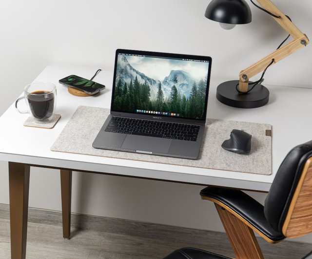 Leather & Felt Desk Mat