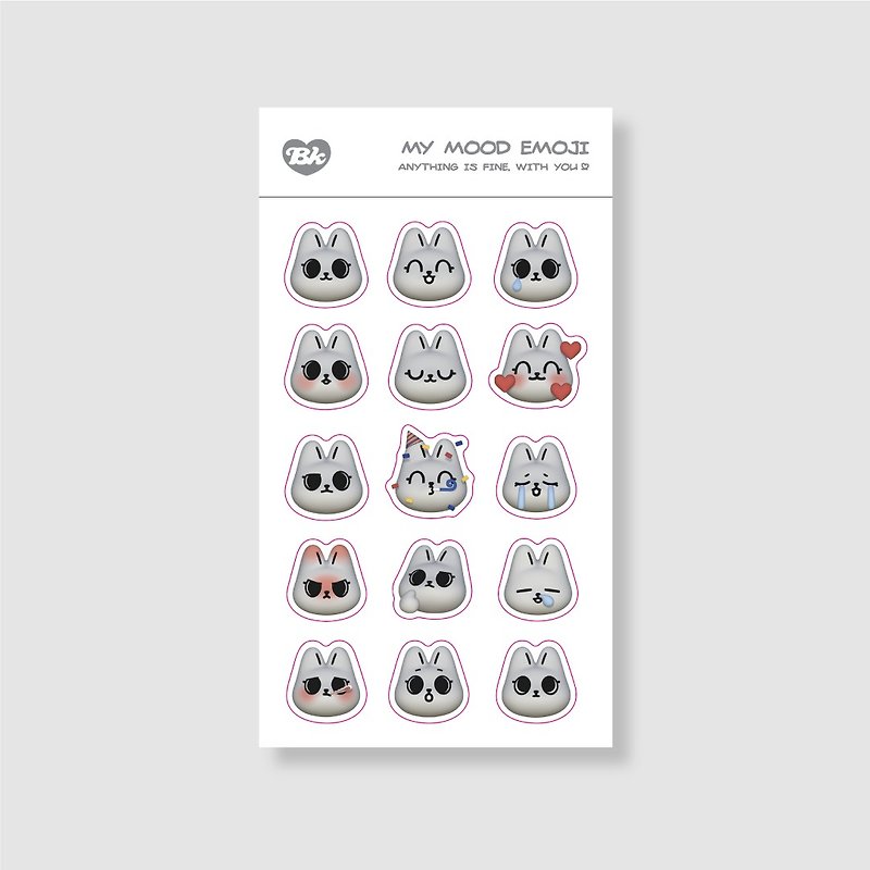 Komi's mood emoji | Beekei sticker - มาสกิ้งเทป - กระดาษ 