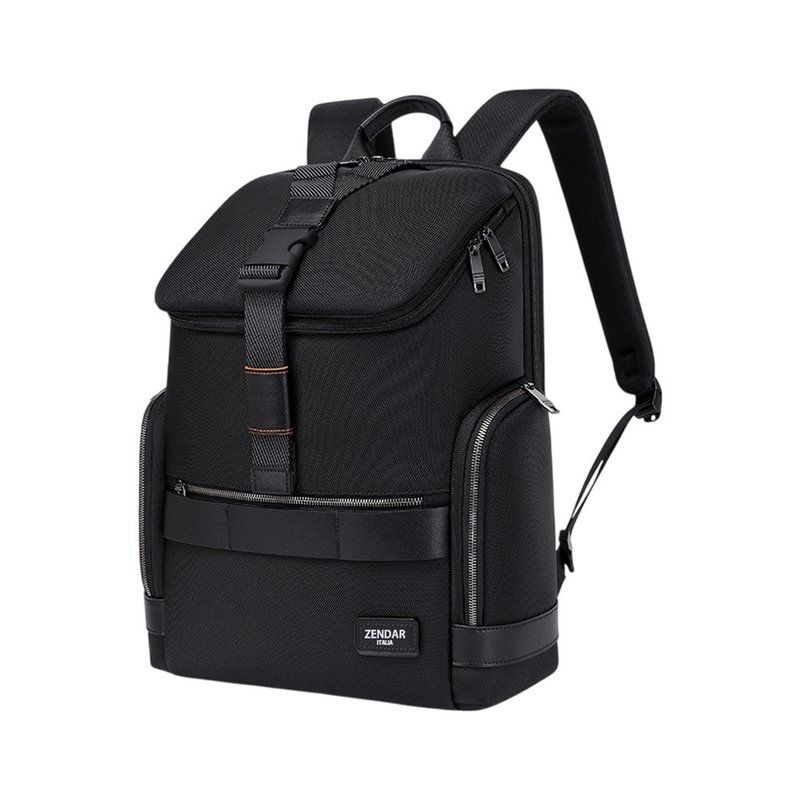 ZENDAR Limited 70% Off Premium High-Elasticity Water-Repellent Business Laptop Backpack - New Store Display Item - Backpacks - Nylon Black