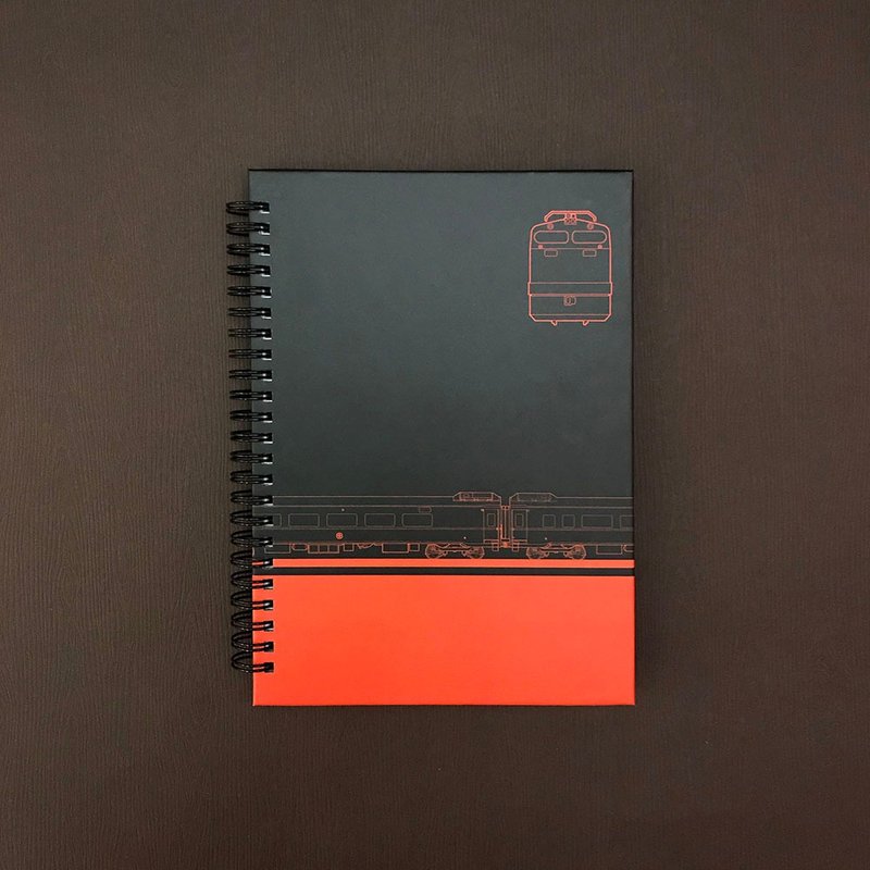 Taiwan Railway Original Color Ming Day Notebook - สมุดบันทึก/สมุดปฏิทิน - กระดาษ สีส้ม