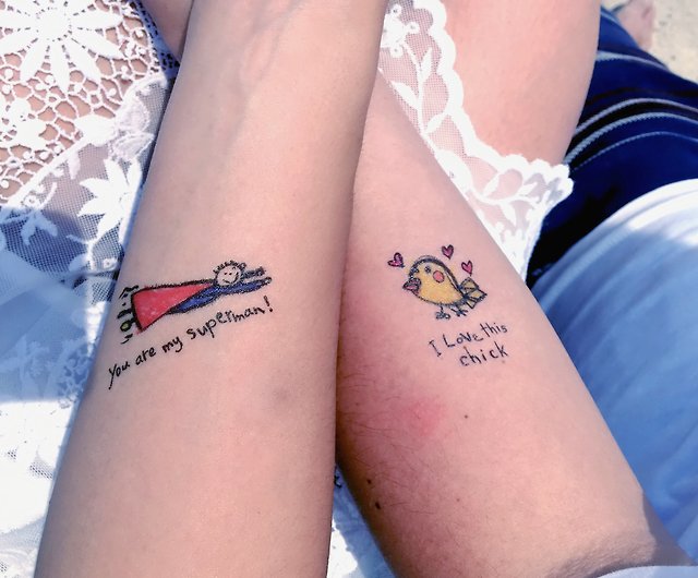 Fun Lovely Kids Color Temporary Tattoo Sticker Childish Party Girl Birthday  Gift - Shop LAZY DUO TATTOO Temporary Tattoos - Pinkoi