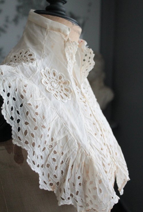 【うさあ】 フランスアンティーク・レースコート XS～Lサイズあり】パールチェーン×刺繍レースフレアミニキャバ