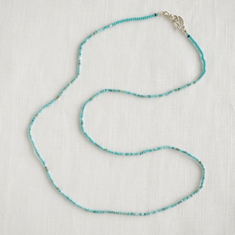 Howlite bead necklace 50cm [OP761] - Necklaces - Gemstone 