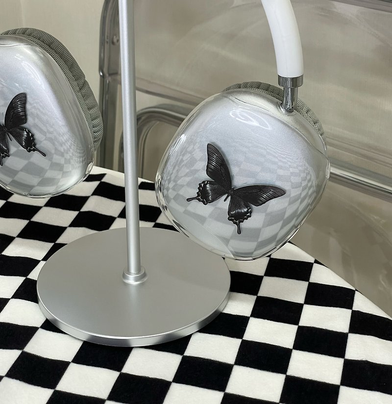 butterfly airpods max case - ที่เก็บหูฟัง - พลาสติก สีดำ
