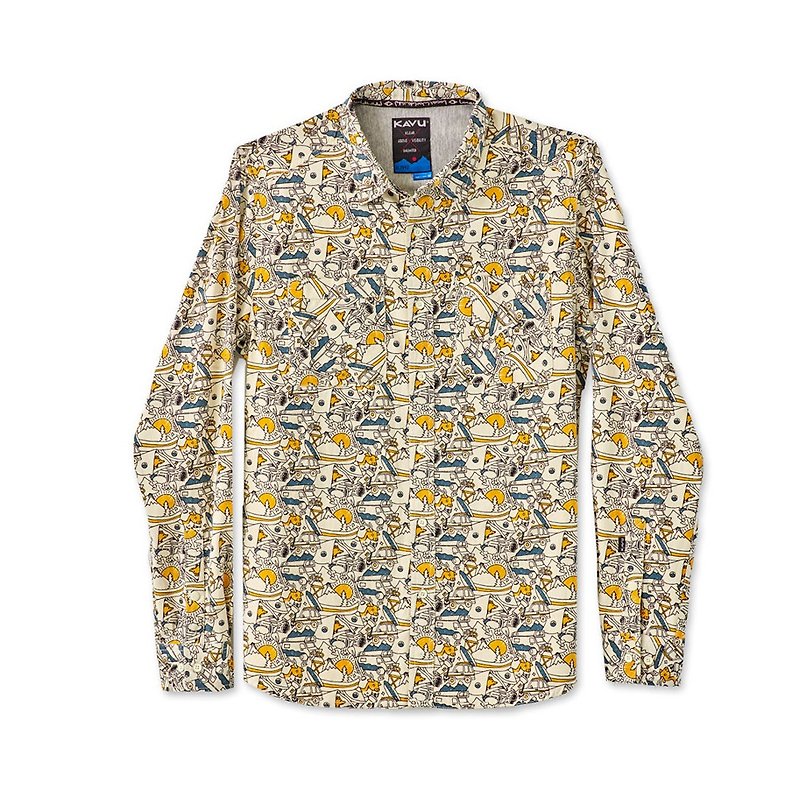 【西雅圖 KAVU】Beckler 經典休閒襯衫 公路旅行 #5041 - 男襯衫/休閒襯衫 - 棉．麻 黃色