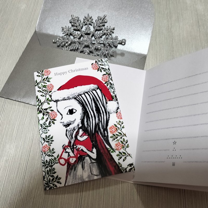 クリスマスカードセット - 卡片/明信片 - 紙 銀色