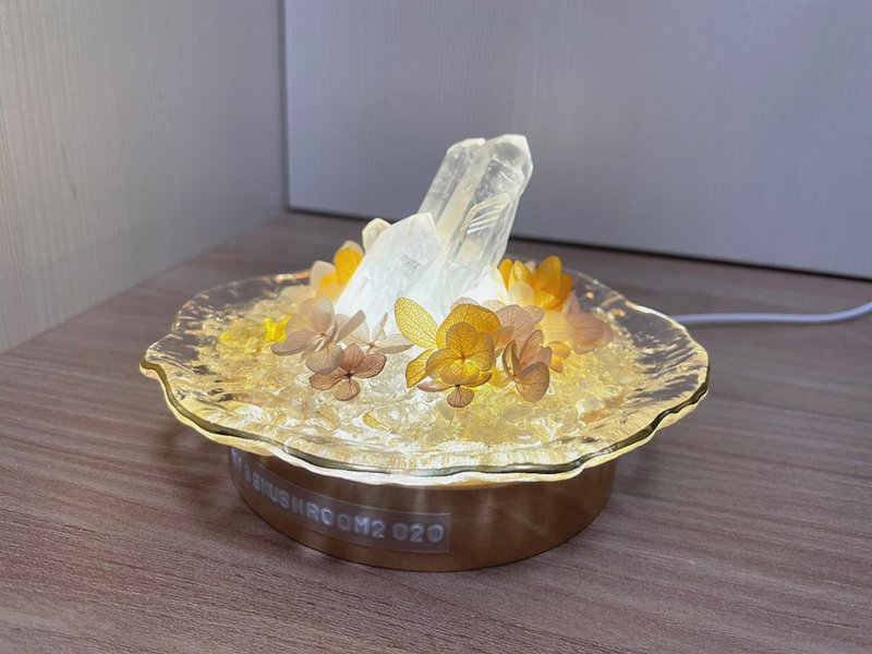訂製 | 華麗金邊小明燈 | 水晶 | 居家燈飾 - 裝飾/擺設  - 水晶 黃色