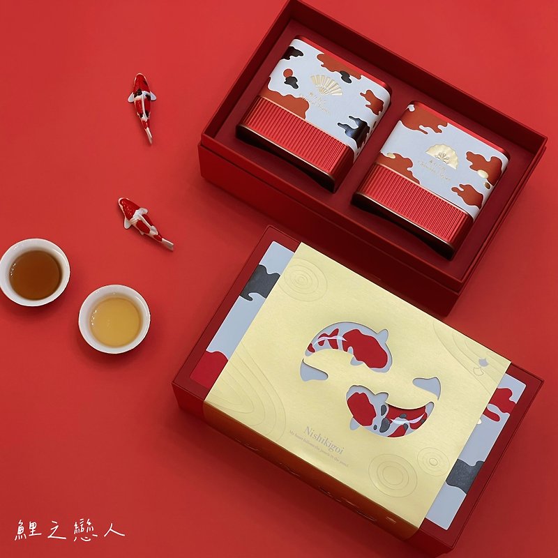 Nishikigoi- Oriental Beauty Tea Gift Box - Tea - Other Materials Red