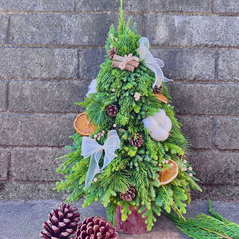 テーブルの上のクリスマスツリー クリスマスツリー クリスマスプレゼント クリスマスデコレーション - 観葉植物 - 寄せ植え・花 