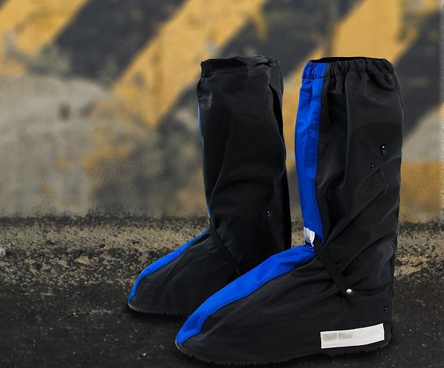 Waterproof Motorcycle Bike Rain Gear Boot Shoes Cover Gaiter Side Zipper Travel 