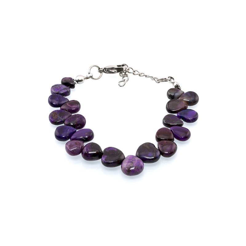 ポーリーゴールドジュエリー - 天然スギライトブレスレット - ブレスレット - クリスタル 