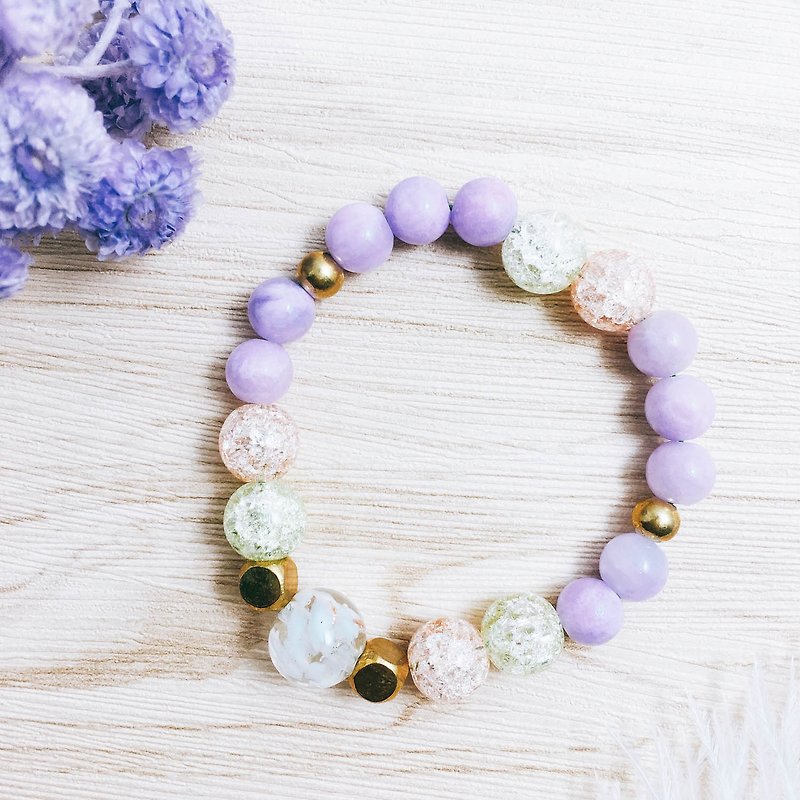 ▶ Beads RIJU ◀ Natural Ore - Trees Series - Floral - Beaded Bracelet (Gift / Exchange Gift / Custom Design / Send Her) - สร้อยข้อมือ - เครื่องเพชรพลอย หลากหลายสี