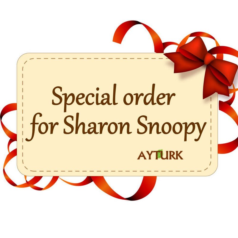 Specia order for Sharon Snoopy - 絲巾 - 羊毛 咖啡色