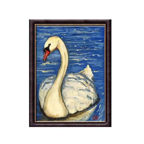 油絵絵画原画再販『白鳥の湖』