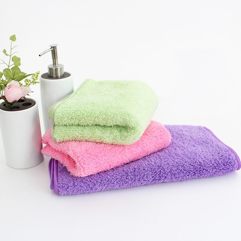 [20% off for one full piece] Lovel's new upgraded second-generation macaron plush fiber bath towel/ towel - Towels - Polyester Multicolor