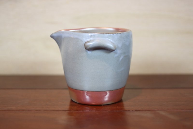 【品味生活】志野釉柴燒茶海 公道杯 名家葉敏祥手作陶 - 茶具/茶杯 - 陶 