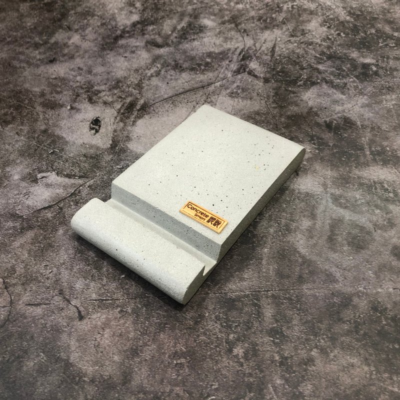 水泥製手機座  交換禮物 - 手機/平板支架 - 水泥 灰色