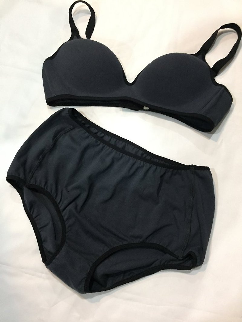 Gain Giogio 100% organic cotton bra underwear, hip-covered panties set