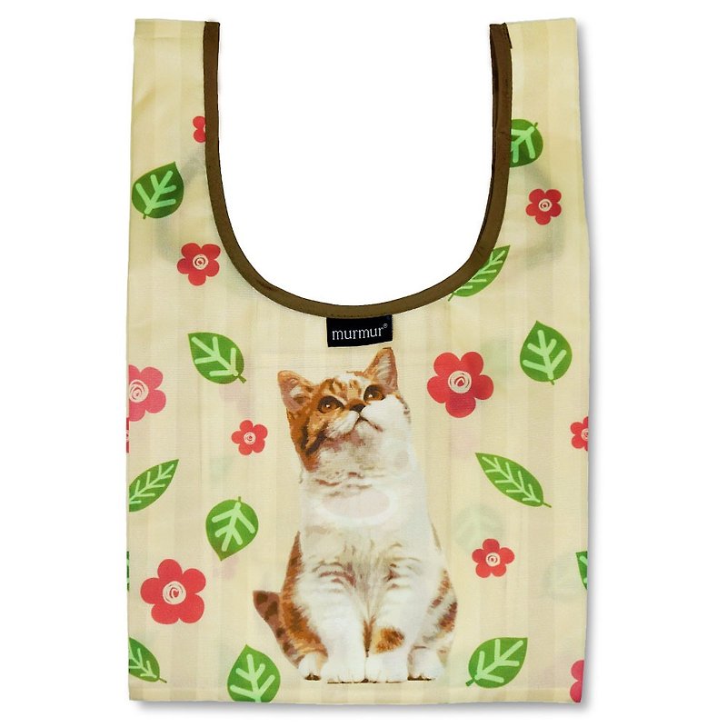 Murmur lunch bag / breeze meow BDB17 - กระเป๋าถือ - พลาสติก สีส้ม