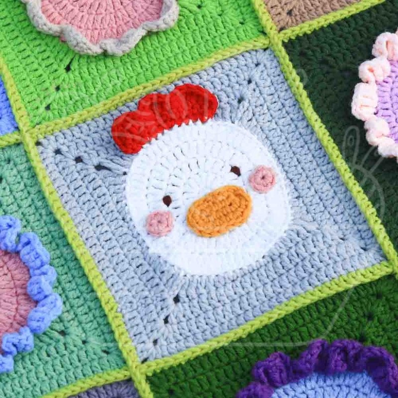 【影片教學+材料包】小雞織片 - 編織/刺繡/羊毛氈/縫紉 - 棉．麻 多色