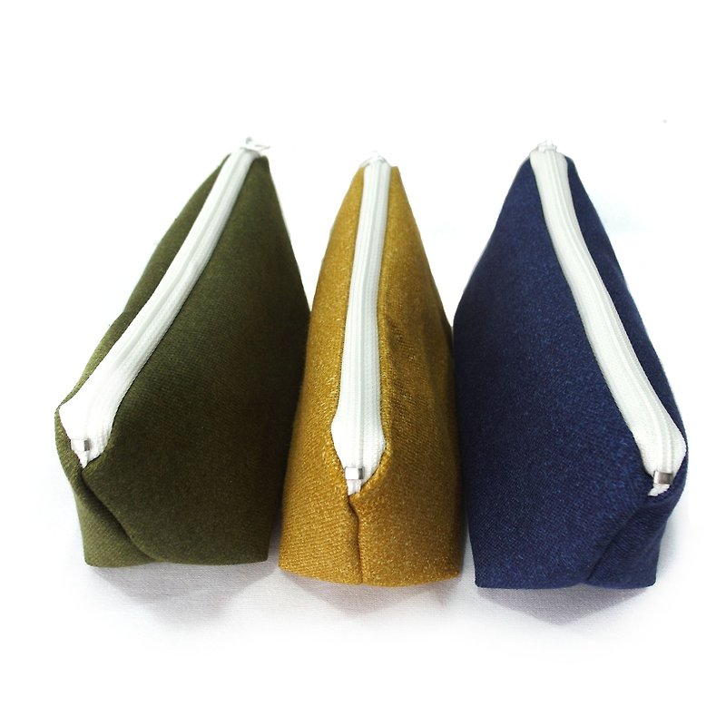 Simple plain models | pencil case - Pencil Cases - Cotton & Hemp Yellow