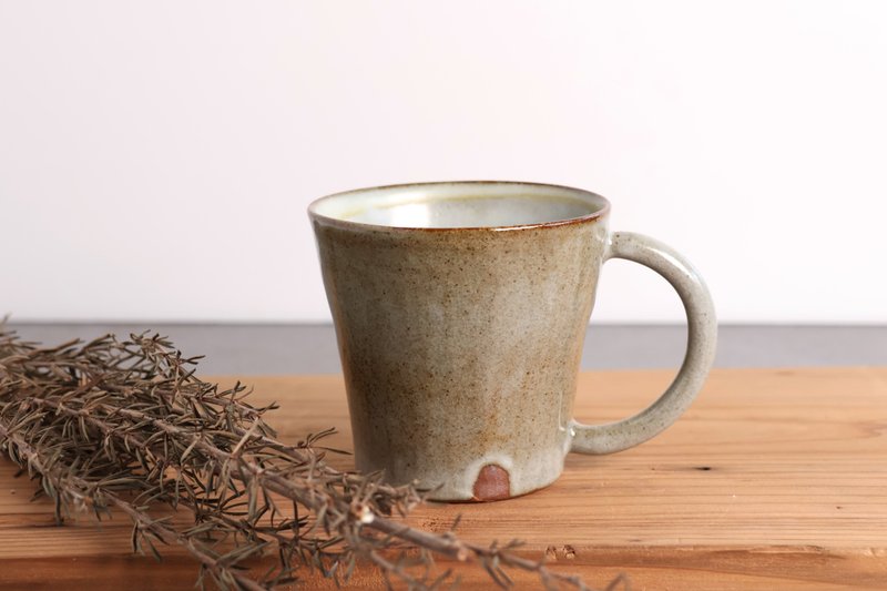 Ink green plum gray cup - Mugs - Pottery 