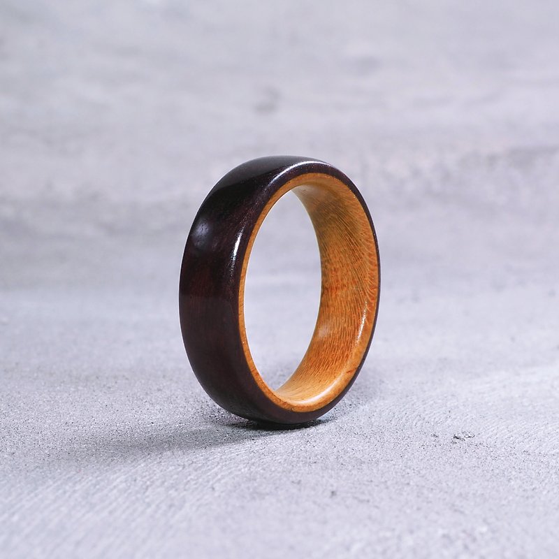 Classic wooden ring Siamese rosewood x Jack fruit