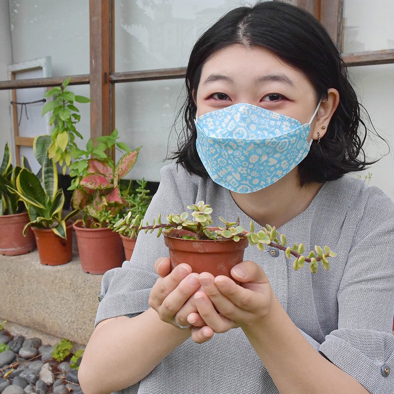 【花顏悅語】舒悅醫用口罩| 6入裝| 透氣舒適| 小清新色系 - 口罩/口罩收納套 - 其他材質 多色
