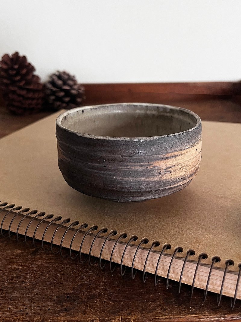 柴燒 灰釉茶碗 陶碗 | 陶茶具 - 茶壺/茶杯/茶具 - 陶 白色
