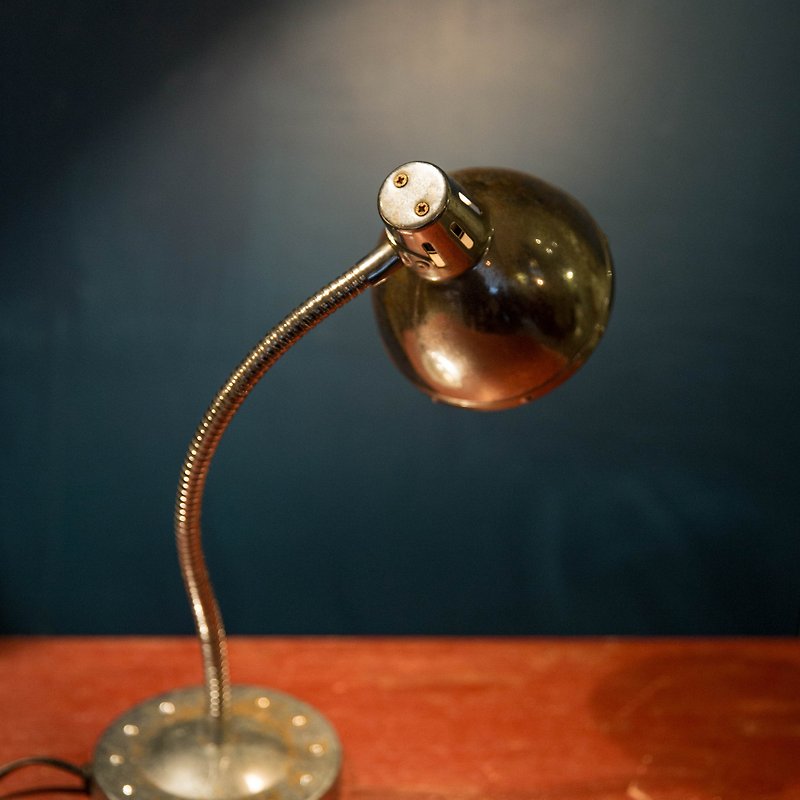 SECLUSION OF SAGE / Silver - Silver snake neck lamp - Lighting - Other Metals Silver