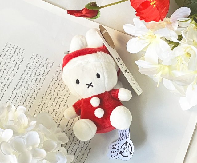 Miffy Santa keychain - 10 cm - 4 - Bon Ton Toys