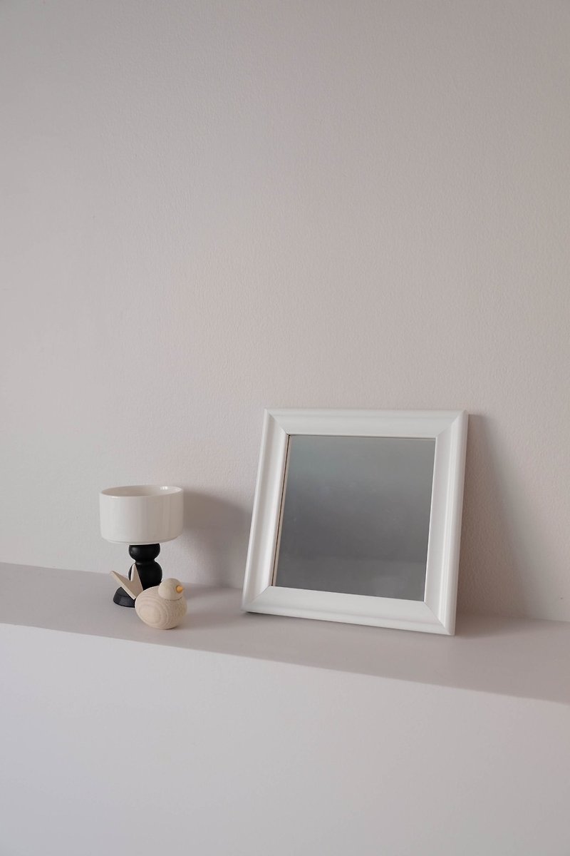 Square frame mirror - Other - Wood 