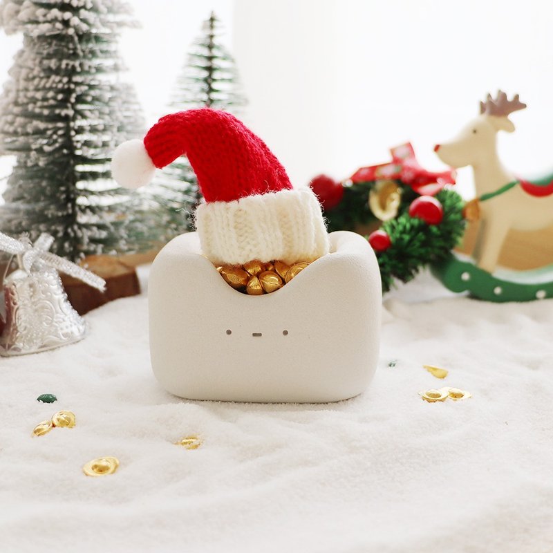 聖誕限定 I 預購 I 憨憨 小久淘 金飯丸 I 水泥器皿 (附包裝) - 擺飾/家飾品 - 其他材質 灰色