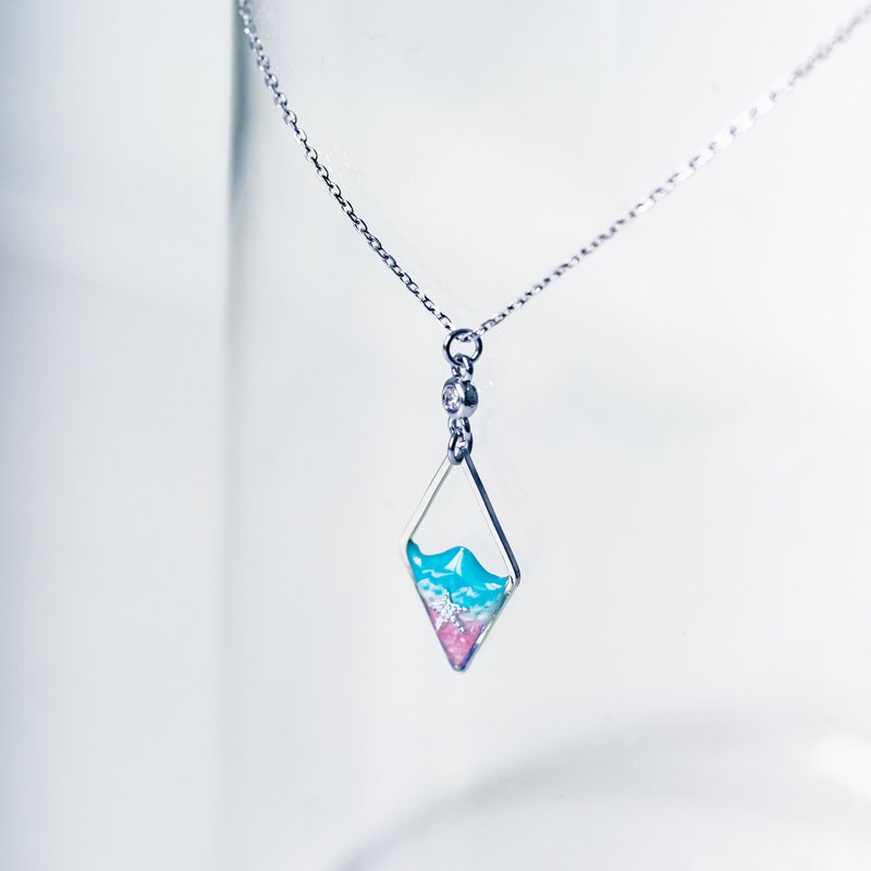 Pink Beach Series | Pink First Love Necklace - Necklaces - Resin Pink