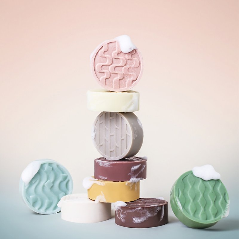 Life tea soap series randomly shipped three-piece group - Soap - Plants & Flowers Multicolor
