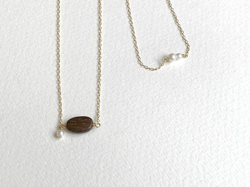 comfort（necklace） - Necklaces - Other Metals Brown