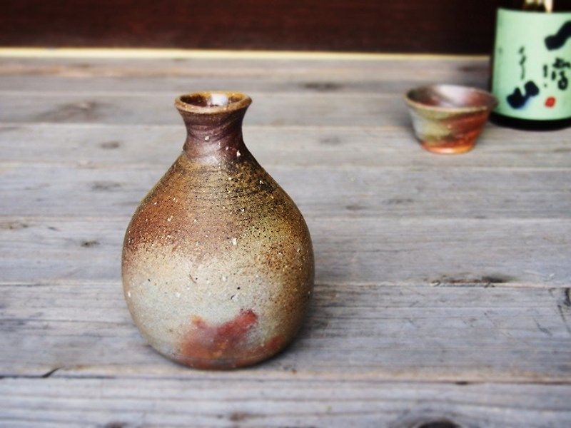 備前 徳利＿t-057 - 花瓶/花器 - 陶 咖啡色